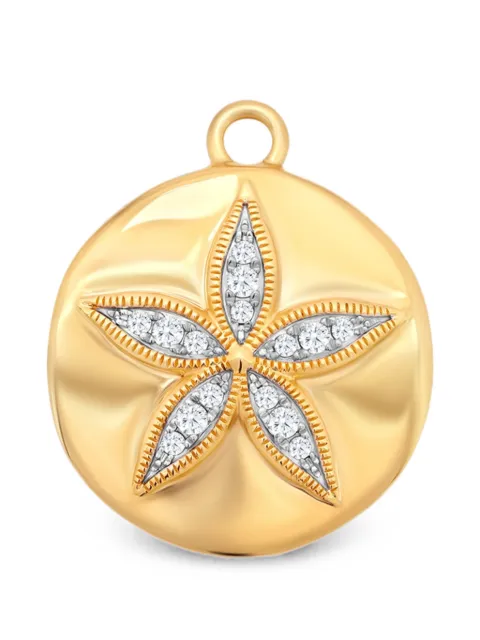 Sara Weinstock sand-dollar-motif diamond pendant Gold PYWSDPCMG