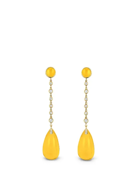 Goshwara citrine and diamond earrings Gold JE0140CTY
