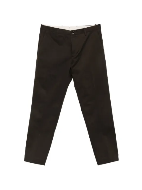 Nine In The Morning slim-fit button-fastening chinos Brown GVE80Z32