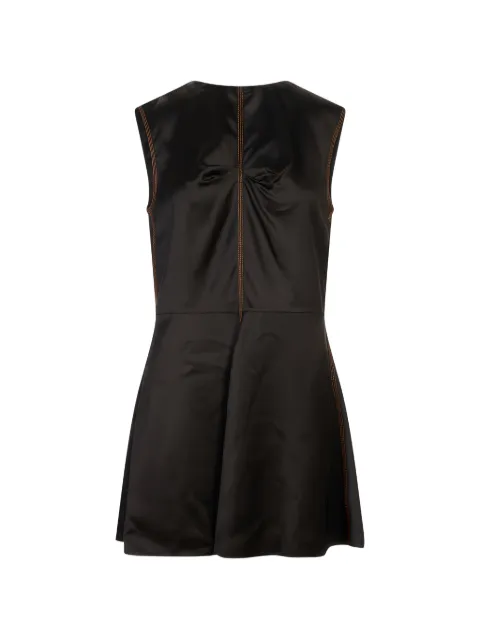 Marni contrast-stitch sleeveless dress Black ABMA1606A0UTVA74
