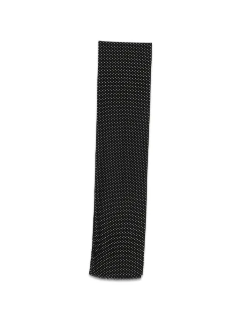 Cenere GB polka-dot fringed scarf Black POPPYDOBLBLACK