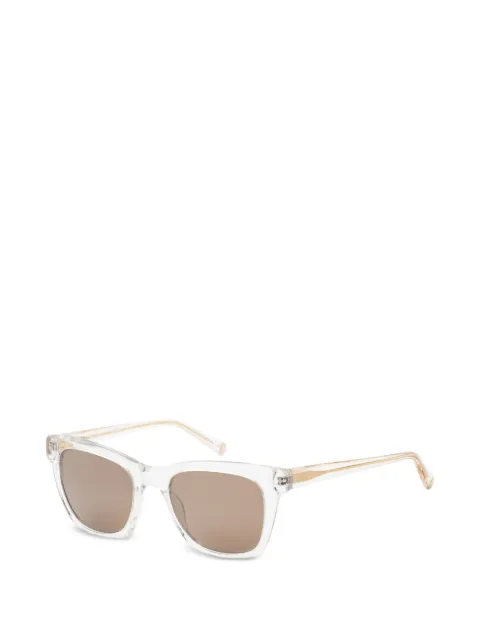 TURA x Kate Young square-frame sunglasses White K532CRY52
