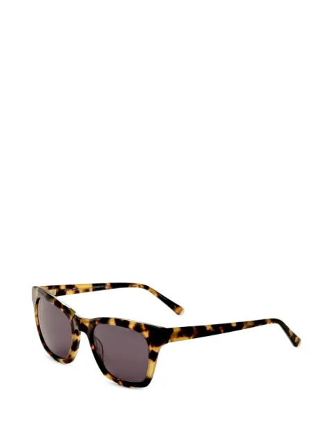TURA x Kate Young Janine square-frame sunglasses Brown K532TOY52