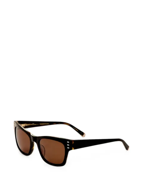 TURA x Kate Young Ramona square-frame sunglasses Black K539BLK54