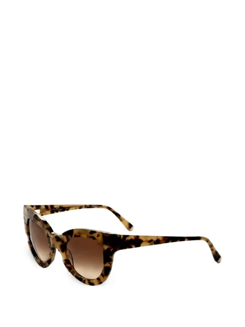 TURA x Kate Young Christy cat-eye frame sunglasses Brown K514TOR50