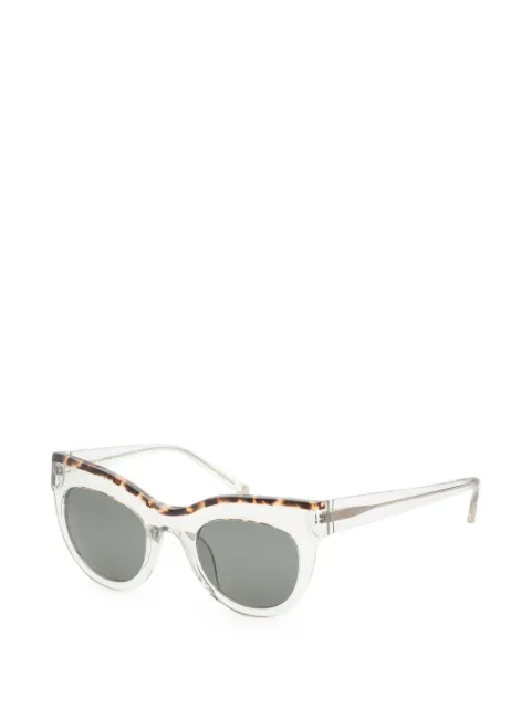 TURA Kate Young cat-eye sunglasses Neutrals K520CRY50