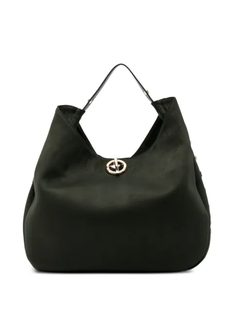 LIU JO logo-plaque studded tote bag Green AF6029T711A