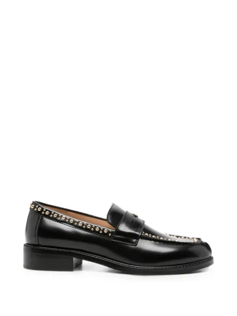 Furla studded leather loafers Black YL72FCGBX46851007