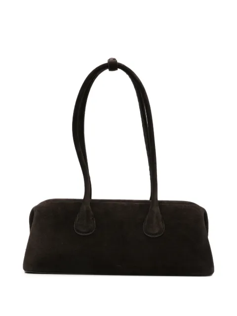 Osoi Boat Wide suede shoulder bag Brown 25FB010132273BOATWIDE