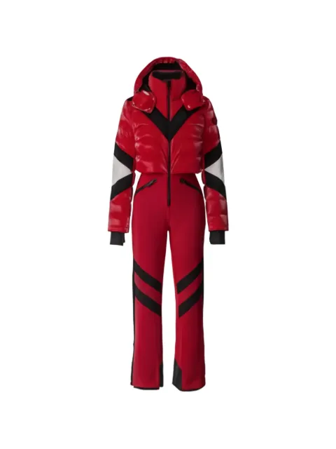 Mackage Satory-Glo colour-block ski suit Red P003750SATORYGLO