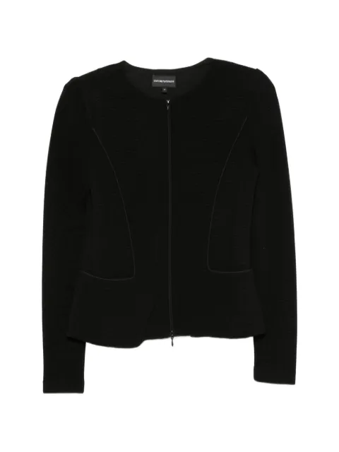Emporio Armani zip-fastening long-sleeve jacket Black EW004705AF25834UC001