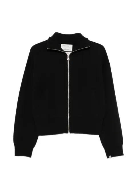 extreme cashmere Xtra Cute zip-up knitted cardigan Black N385