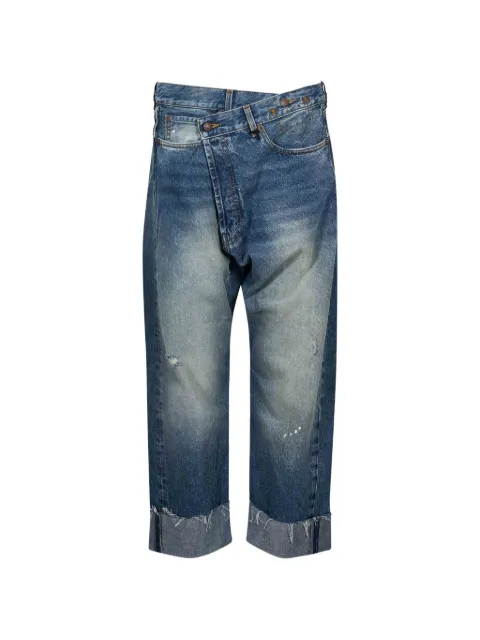 R13 Crossover frayed jeans Blue R13W2048