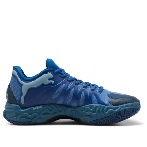 PUMA Hali 1 low basketball trainers Blue 31409801