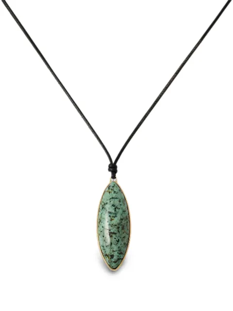Jennifer Fisher dagger pendant necklace Green 596209GLD300