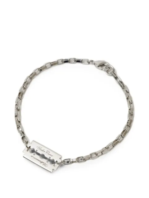 Undercover razor-blade-motif chain bracelet Silver UP2F4A0