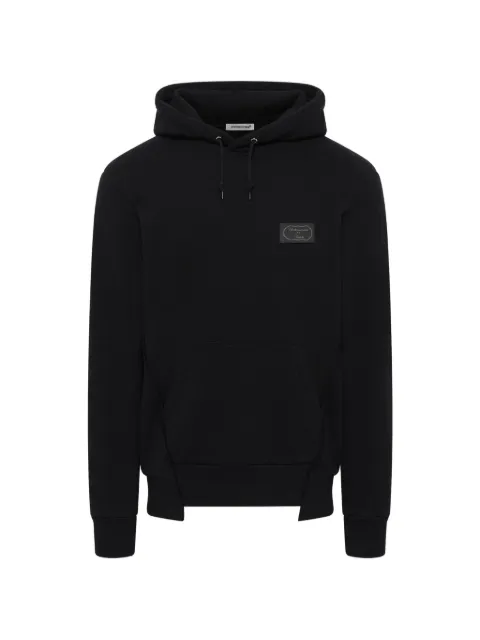 Undercover Undercoverism logo-patch hoodie Black UP2F4801BK