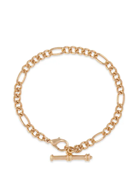 Susan Caplan Vintage 1990s Rediscovered T-bar figaro bracelet Gold BL009130