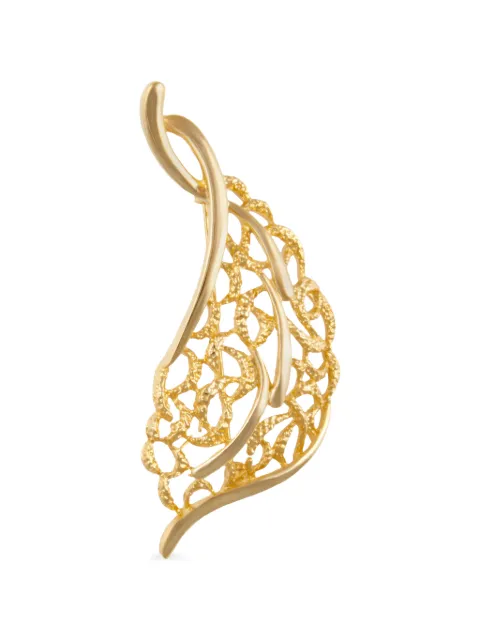 Susan Caplan Vintage 1990s Rediscovered brooch Gold PN025084