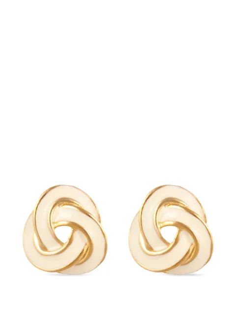 Susan Caplan Vintage 1990s Rediscovered clip-on earrings Gold ER026598