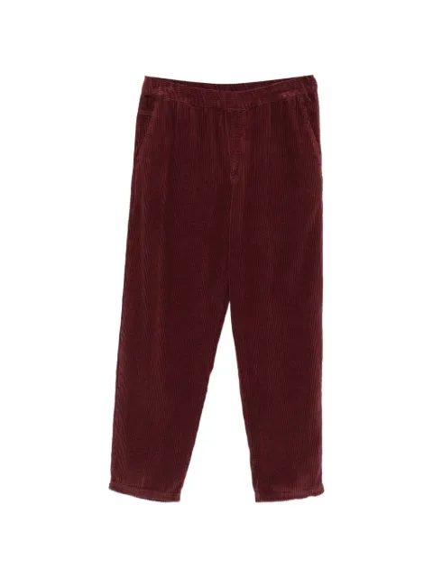 American Vintage Padow corduroy straight-leg trousers Red MPADO10A