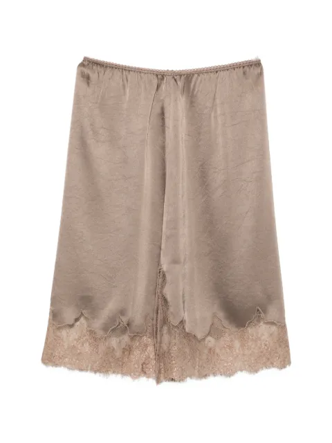 Citizens of Humanity lace-trim mini skirt Neutrals 32111904