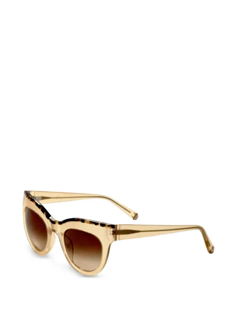 TURA x Kate Young Nikki cat-eye sunglasses Neutrals K520CHA50