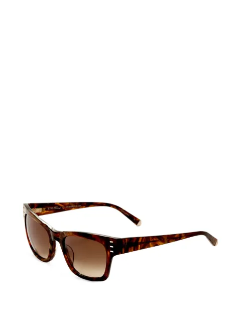 TURA x Kate Young Ramona rectangle-frame sunglasses Brown K539TOR54