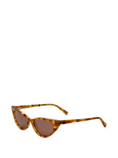 TURA x Kate Young Fallon cat-eye sunglasses Brown K562AMB54