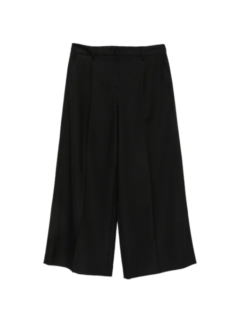MAISON123 pressed-crease wide-leg trousers Black 6559478