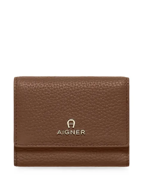 AIGNER Ivy logo-plaque wallet Brown 151091