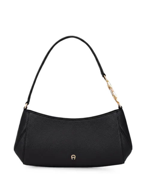 AIGNER mini Jerzy pebbled shoulder bag Black 135053