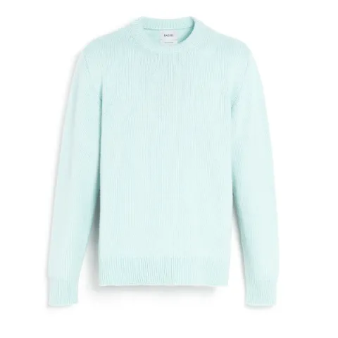 Barrie thistle-motif cashmere sweater Blue C344370