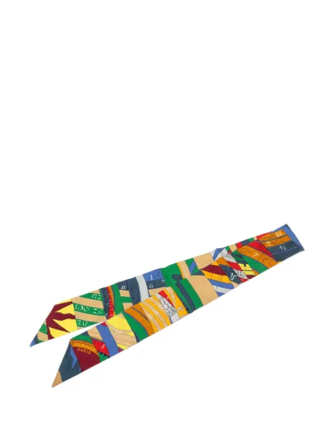 Hermès Pre-Owned 2000-2026 Astrologie Nouvelle Silk Twilly Scarf scarves Multicolour 47JGHZ0AZFE1671F