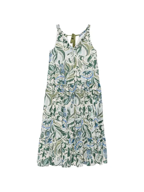 I BLUES floral-print midi dress Neutrals 26172212422