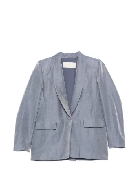 I BLUES metallic single-breasted jacket Blue 26170410322