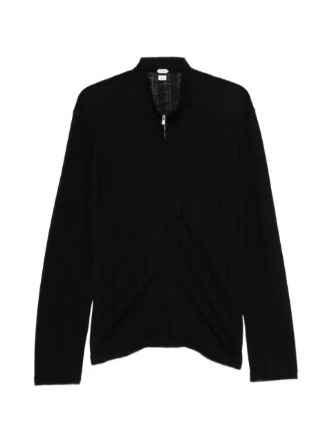 Post Archive Faction zip-up panelled cardigan Black A2005BK