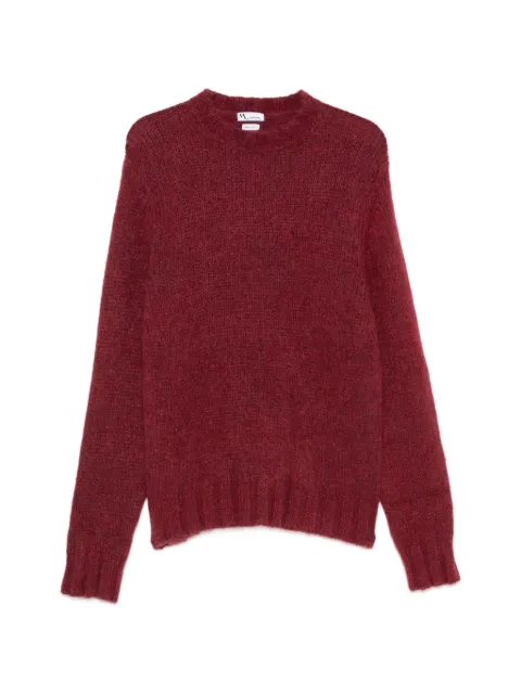Doppiaa ribbed-knit mock-neck sweater Red AAPPIOAC9301