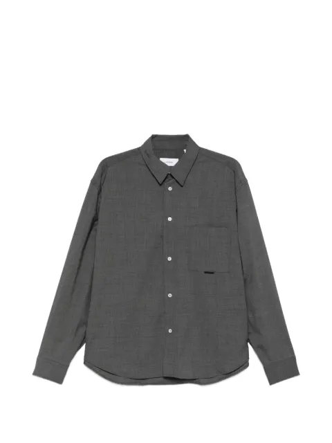 Lardini chest-pocket button-up shirt Grey ACABEARCN64702