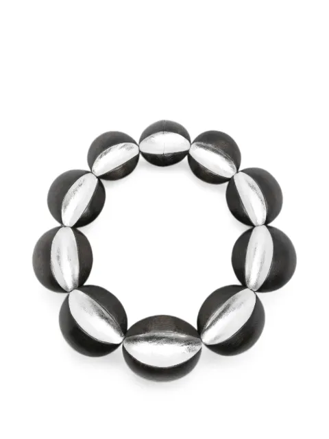 Monies Sava disc-link necklace Black 8485WDS