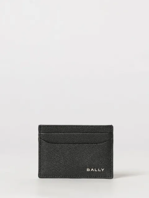 Bally grainy leather cardholder Black MLB03OVT574U901P