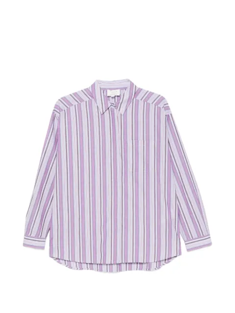 MAISON123 Marilou striped cotton shirt Purple 6559250