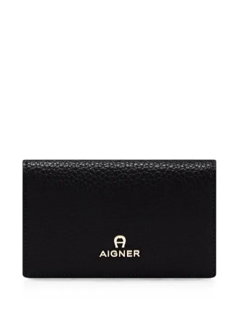 AIGNER Ivy logo-plaque wallet Black 151052