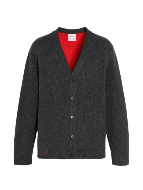 Barrie double-faced button-up cardigan Grey C274290