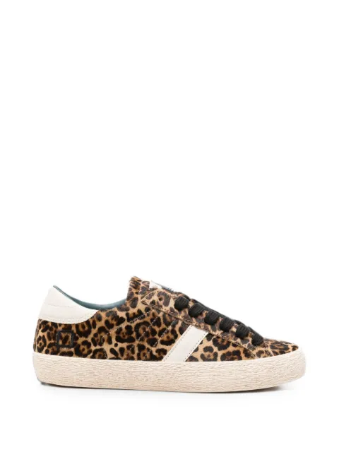 D.A.T.E. Hill Low leopard-print sneakers Brown W451HLPNLE