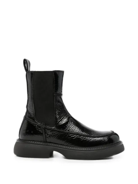 Copenhagen Studios patent-leather ankle boots Black CPH759PAT