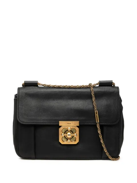 Chloé Pre-Owned 2013 Medium Leather Elsie crossbody bag Black OK2KUKZC04BU36B8