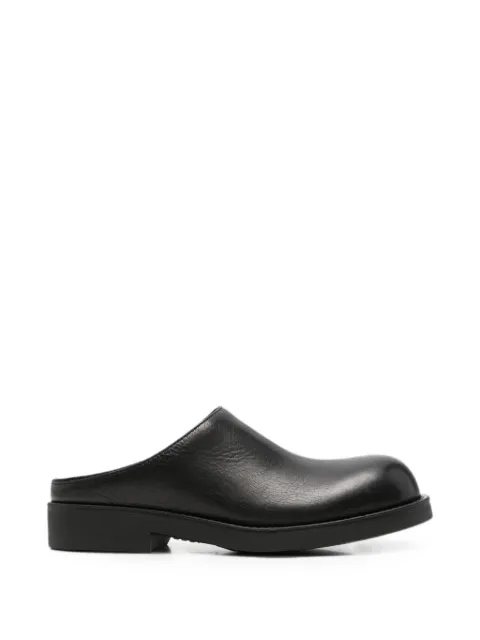 MM6 Maison Margiela Biker leather mules Black SH1WX0012P4731