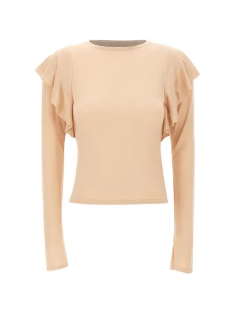 Marella Selva ruffled T-shirt Neutrals 2623366111200