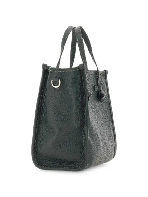 MARCELLA CLUB 32 Miss Marcella grained leather tote bag Green BS9352BBLTUVELVETGREEN